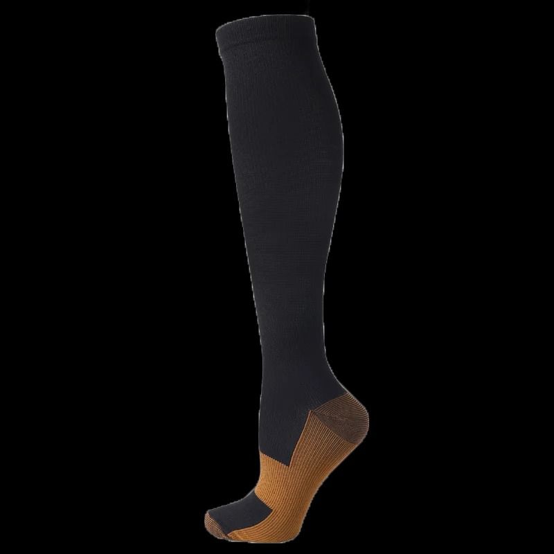 Medical Calf Compression Stockings Knee High Open Toe Pressure Socks