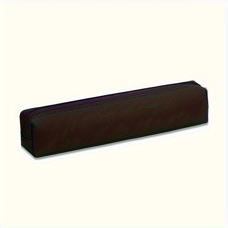 Premium Faux Leather Pencil Case, Mini Makeup Pencil Case Bag, Fashionable & Functional