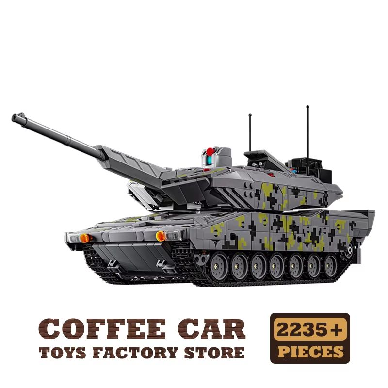 T-14 Main Battle Tank Building Blocks Set Military Model Toy