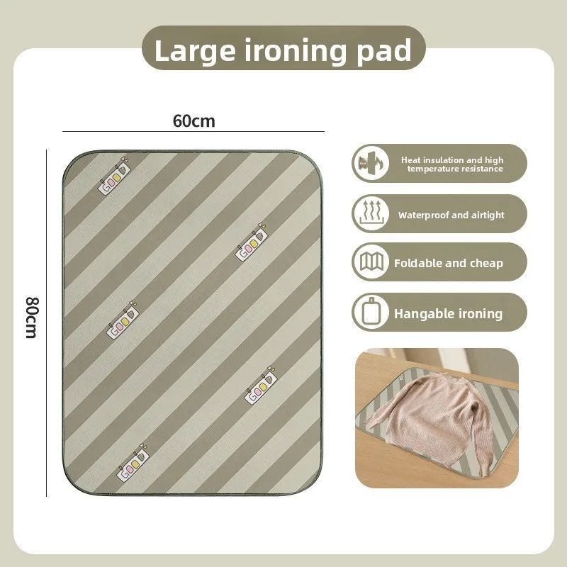 Foldable Ironing Pad with Heat Resistant Gloves