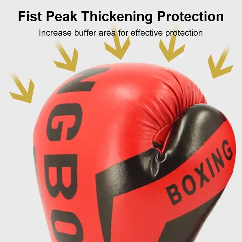 Kids Boxing Gloves for Training & Sparring - Youth Punching Practice Gloves with Secure Wrist Strap