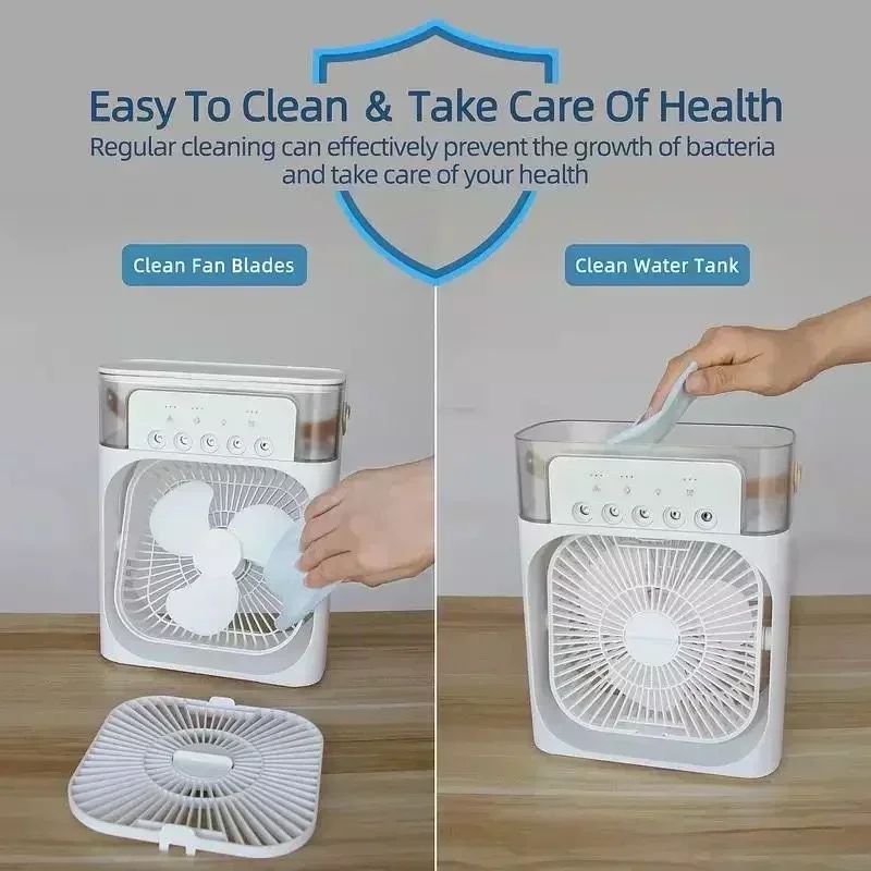3 in 1 Mini Air Cooler Fan