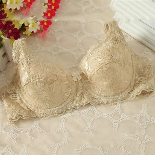 Elegant Lace Full-Cup Push-Up Bra - Summer Thin Breathable Underwire Lingerie