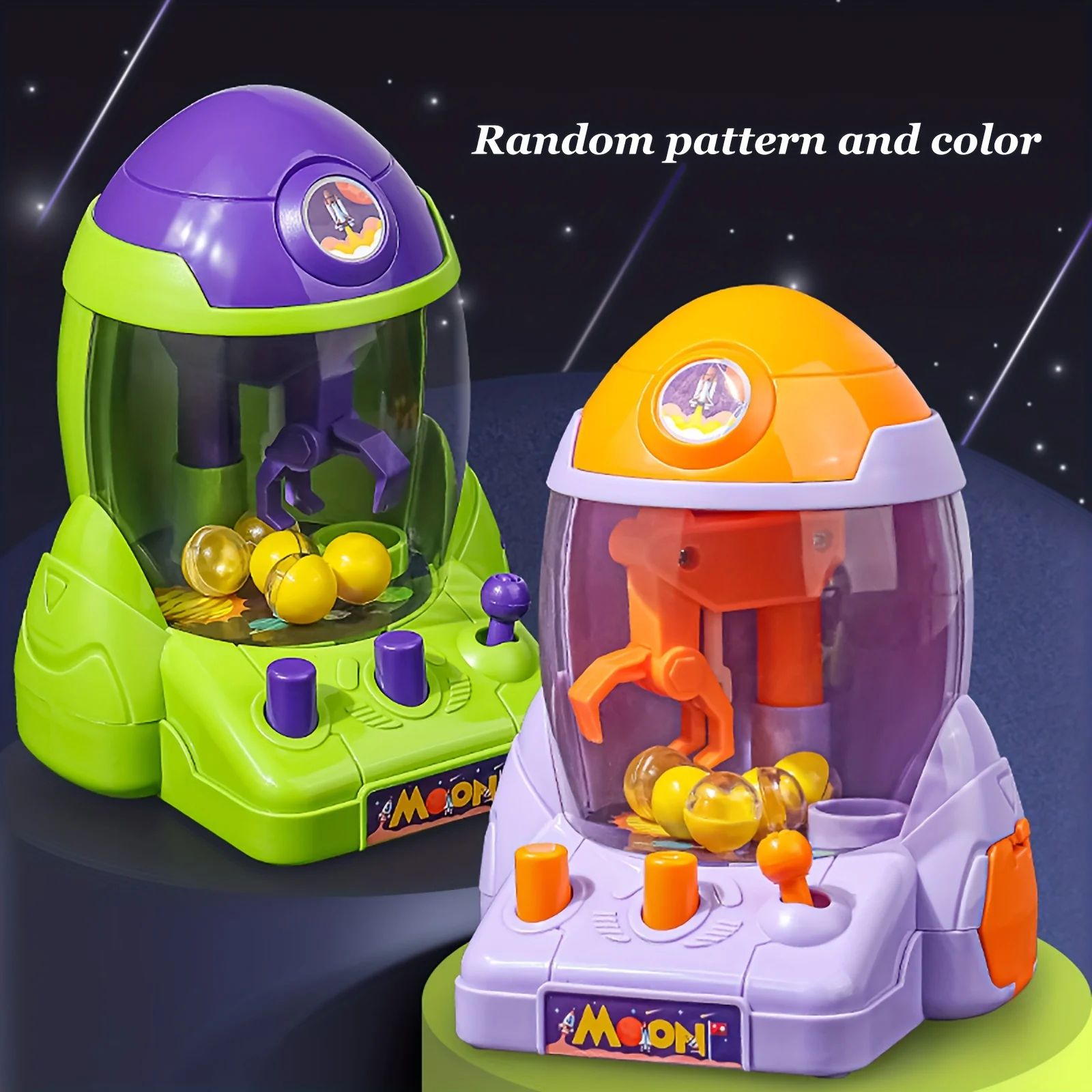Space Rocket Crawler Prize Grab Toy