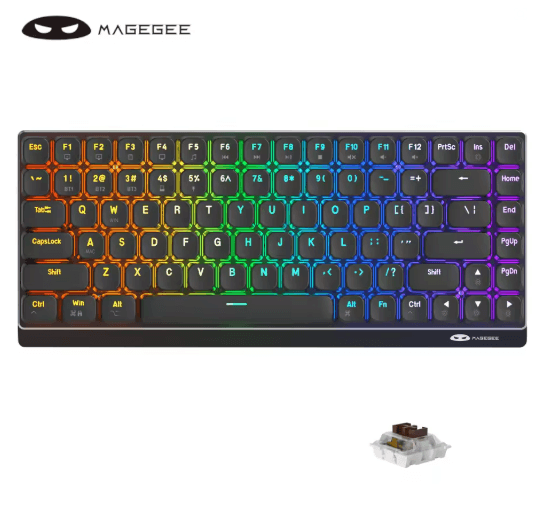 Moon84 Wireless RGB Mechanical Keyboard with Triple Mode Connectivity