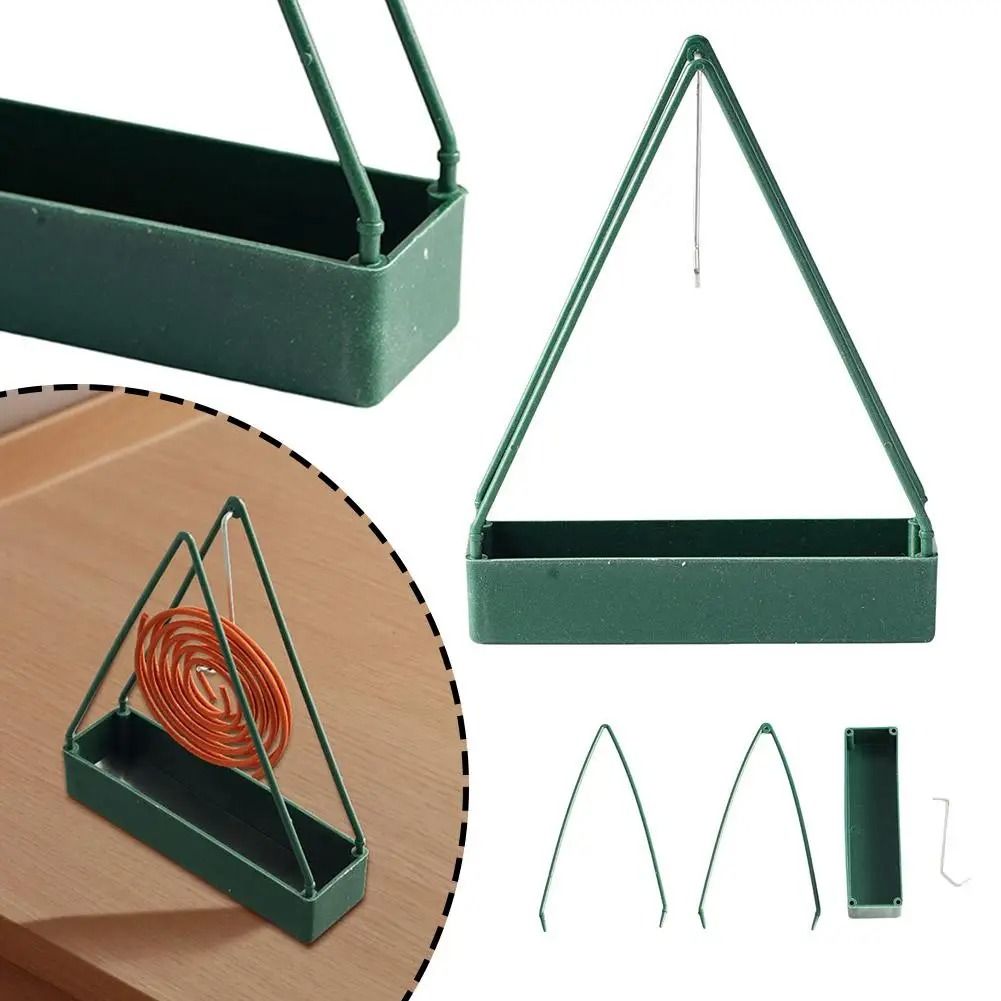 Plastic Mosquito Coil Holder Safe Mosquito Coil Burner for Indoor and Outdoor Use