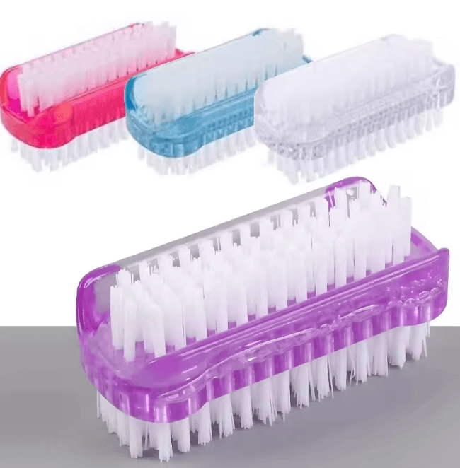 Double Sided Nail Cleaning Brush for Manicure and Pedicure Care