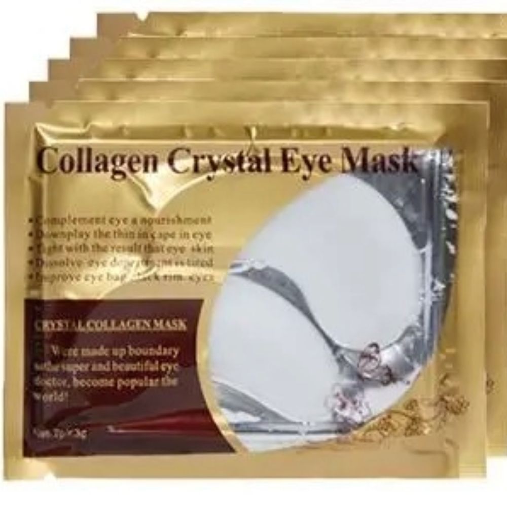 Gold Collagen Eye Mask Patches Under Eye Firming Moisturizing Skincare 10 Pairs