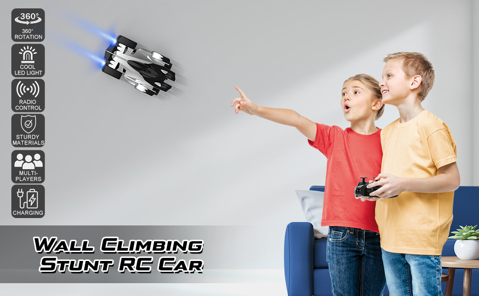 wall control remote control car for boys 4-7 boy toys age 8-10 years old cars for kids ages 4-8