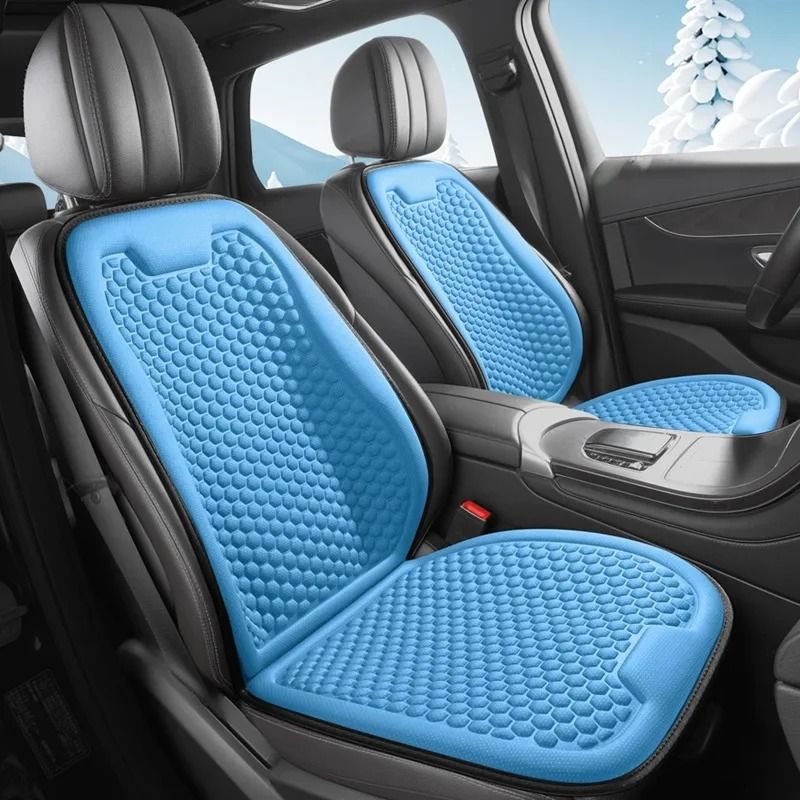 Ice Silk Car Seat Cushion with 3D Spherical Protrusions