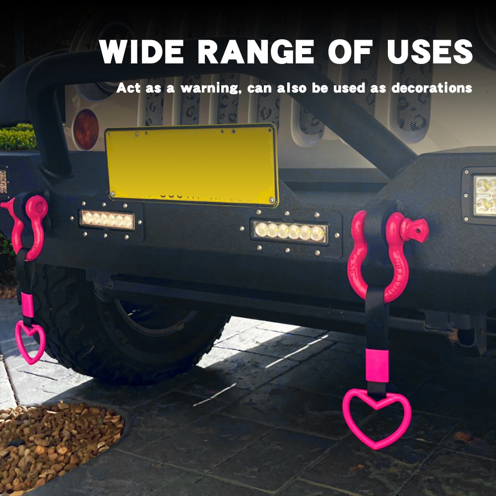 Modified Racing Handle, Ring Bus Handle, Devil Heart, Bumper Hand Strap Loops, Car Drift Charm Accessories