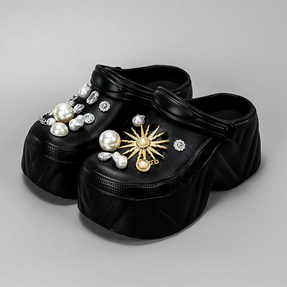CloudLift 9cm Platform Garden Clogs for Women