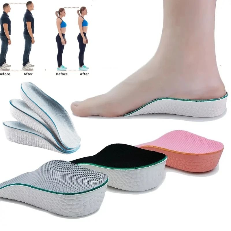 Memory Foam Height Increase Insoles with Arch Support