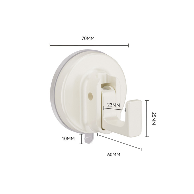 Reusable Suction Cup Hooks, Waterproof Vacuum Suction Kitchen Bathroom Wall Hanger