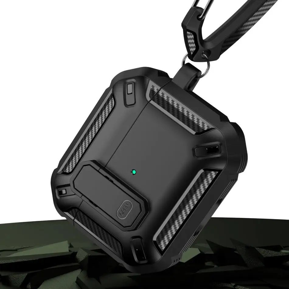 Luxury Shockproof AirPods Pro Case with Keychain