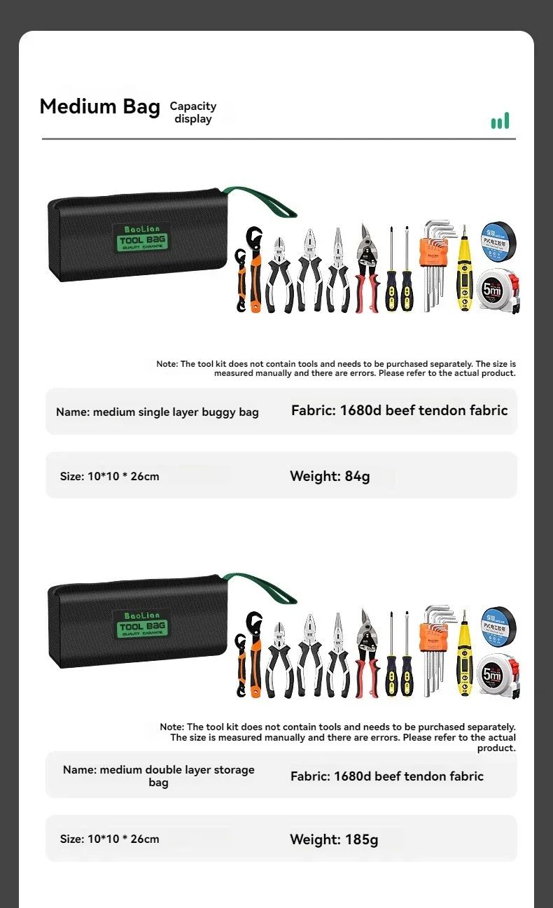 Waterproof Electrician Tool Bag