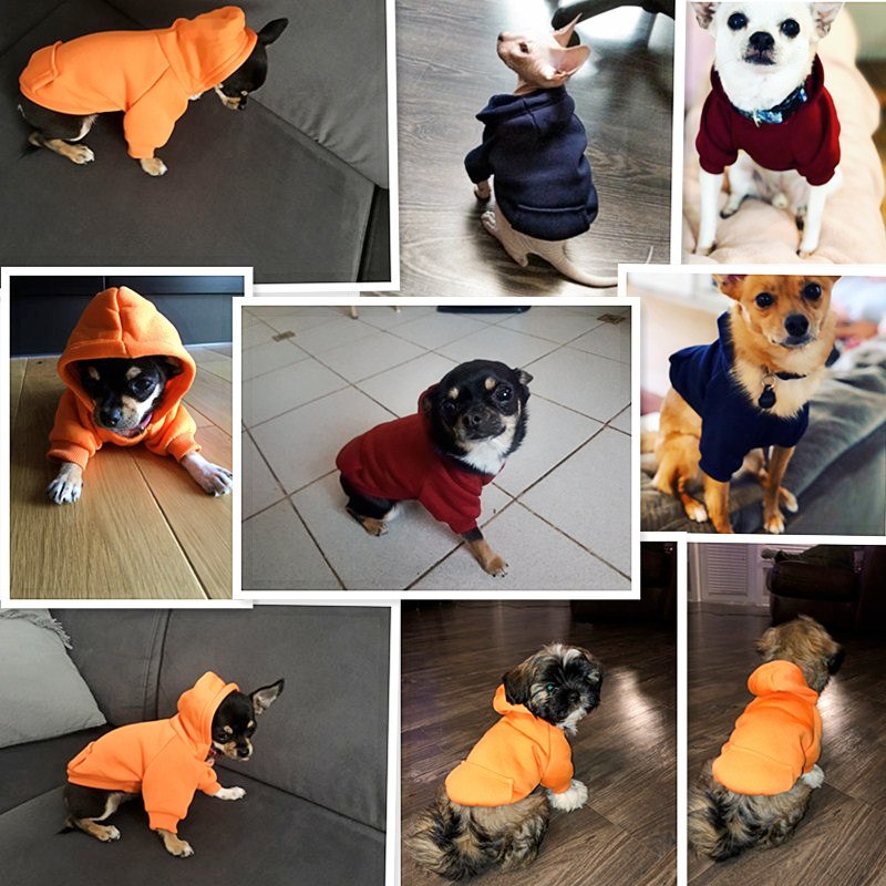 Cozy Dog Clothes: Warm Clothing for Small & Large Dogs - Hoodies, Coats, Outfits for Puppies & Chihuahuas | Size 45