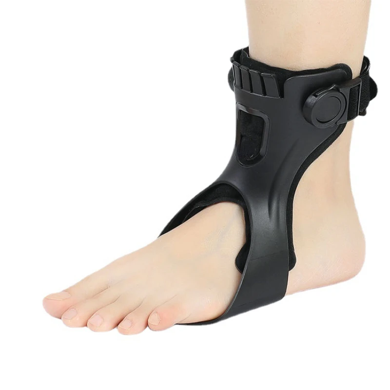 Drop Foot Brace Ankle Support with Comfortable Adjustable Buckle for Hemiplegia Stroke Walking Shoes
