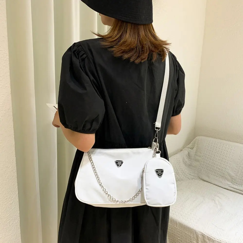 Fashionable Nylon Crossbody Bag for Women, Casual Cross Body Bag, Portable Underarm Bag for Students