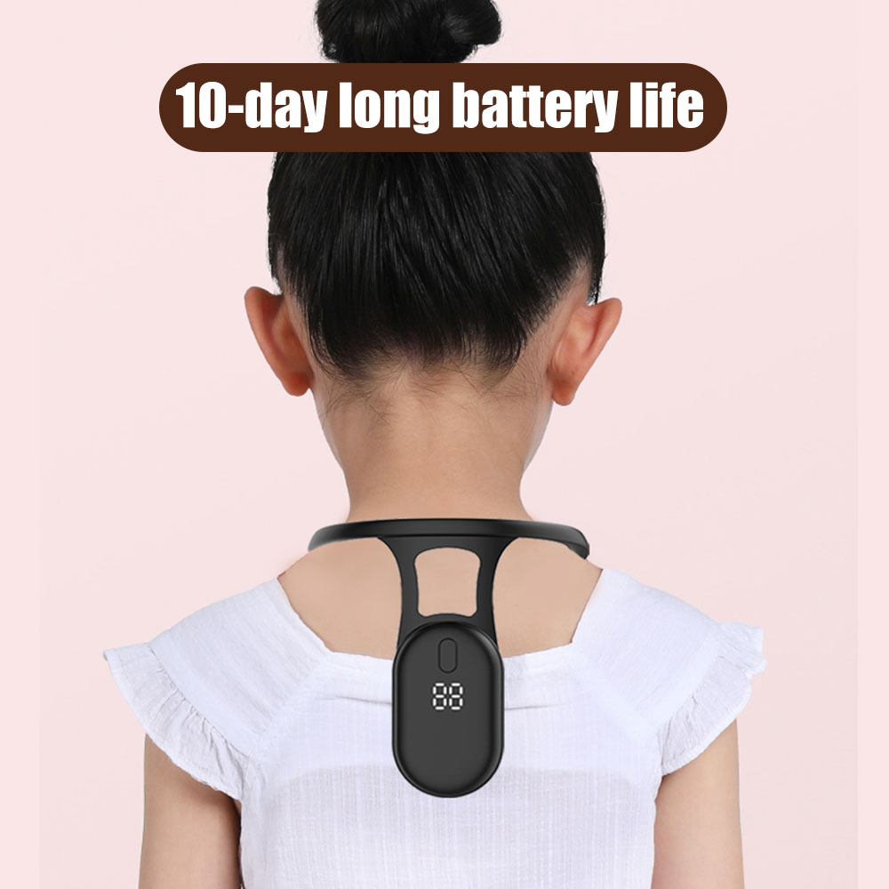 Kid Posture Training Corrector Orthosis, Ultrasonic Posture Reminder for Adult, Neck Hump Back Posture Corrector