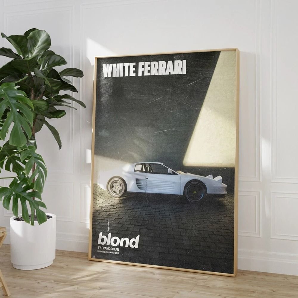 Modern Blond Frank Ocean Hypebeast Rap Fashion Album Wall Art Canvas