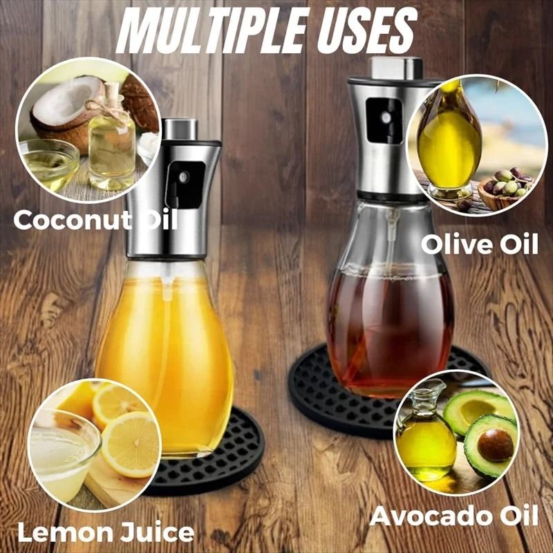 Professional Precision Glass Olive Oil Sprayer and Healthy Cooking Mister