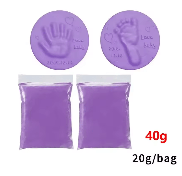 Baby Handprint and Footprint Clay