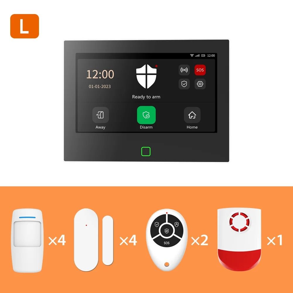 7-Inch HD Smart Security Hub - 4G WiFi Total Home Protection