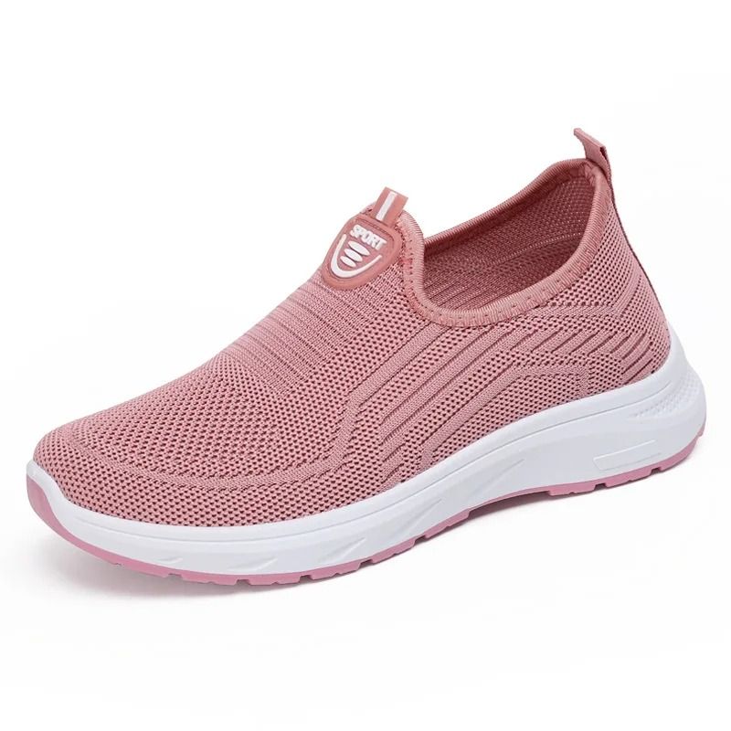 Lightweight Mesh Casual Shoes Women Breathable Soft Sole Summer Flats
