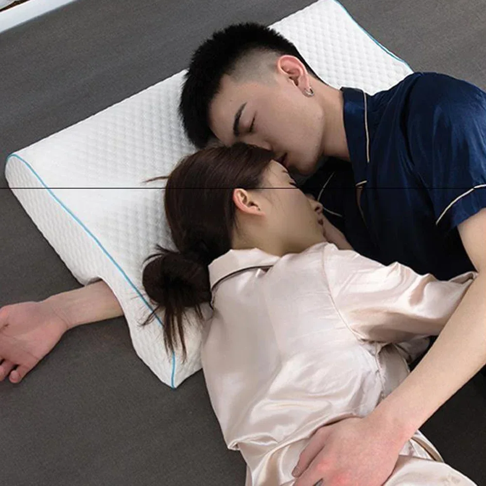 Memory Foam Pillow for Couples, Hugging Pillow, Anti-Hand Pressure Sleep, Perfect Gift