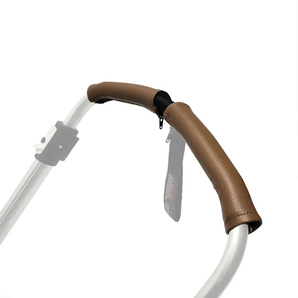 Premium PU Leather Stroller Handle Covers – Universal Comfort & Protection Sleeves