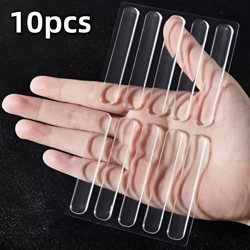 10pc Clear Anti-Collision & Noise-Reducing Wall Protectors