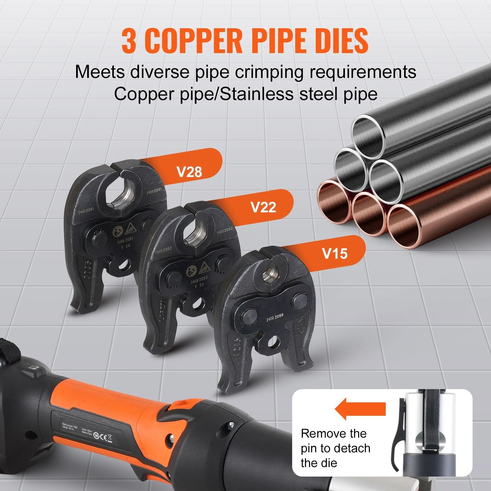 Pro Press Tool & Battery Kit – Electric Pipe Crimping System
