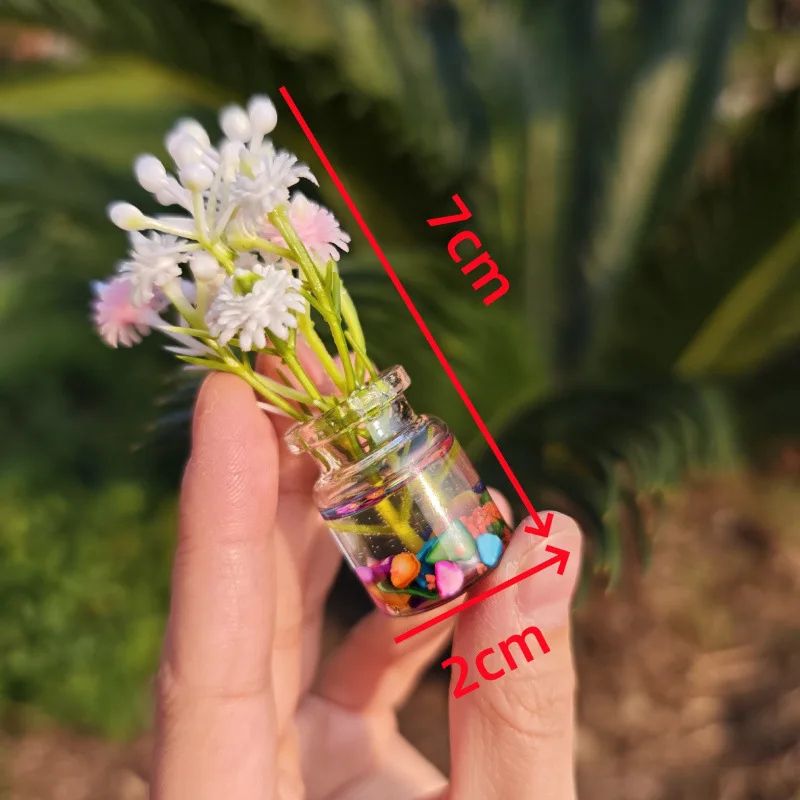 Glow in the Dark Artificial Flower Vase Decor