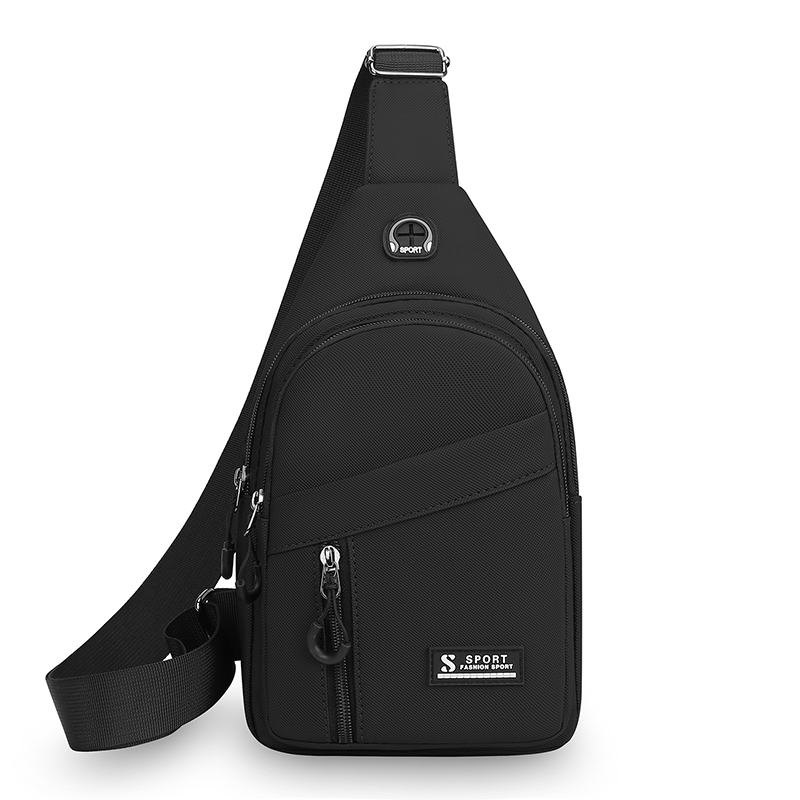 Adjustable Crossbody Bag for Men & Women Durable Hiking Travel & Sports Chest Backpack