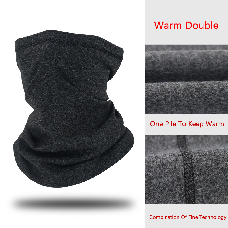 Windproof Elastic Fishing Scarf, Winter Handkerchief Head Man, Warm Cycling Bandana for Motorcycle and Skiing