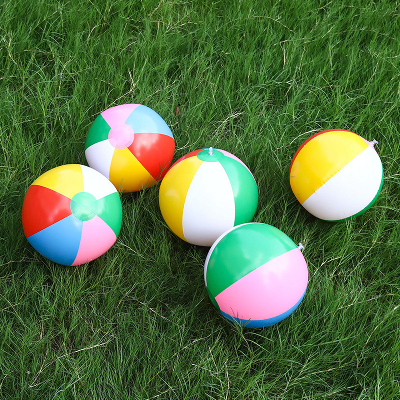 Colorful Inflatable Beach Ball for Kids Pool Party and Summer Water Play