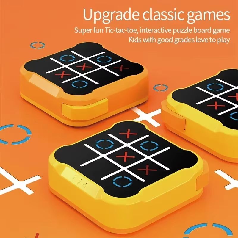 SmartMatch Electronic Tic Tac Toe Montessori Puzzle Board Game Portable