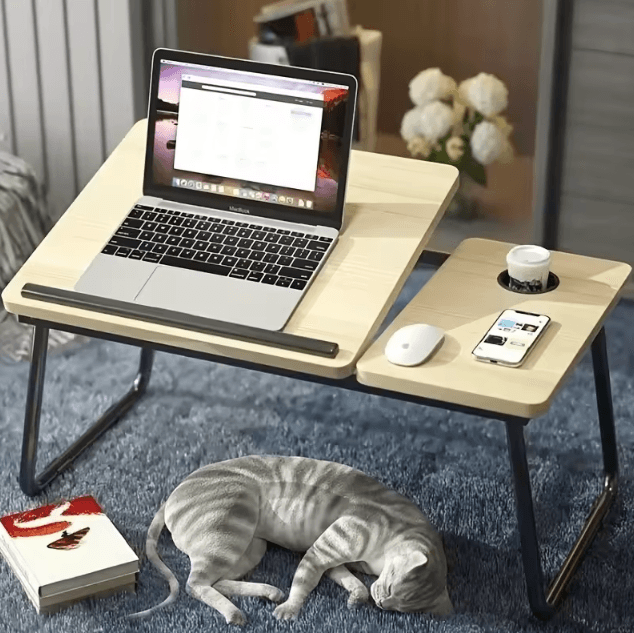 Ergonomic Adjustable Lazy Computer Desk – Foldable Practical Workstation