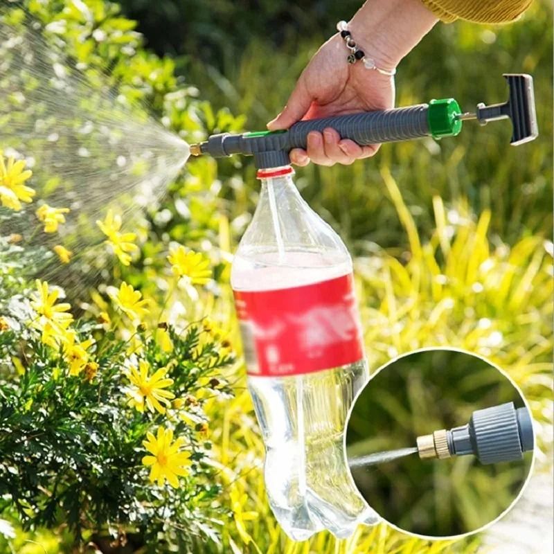 High Pressure Air Pump Manual Sprayer Adjustable Nozzle Bottle Sprayer