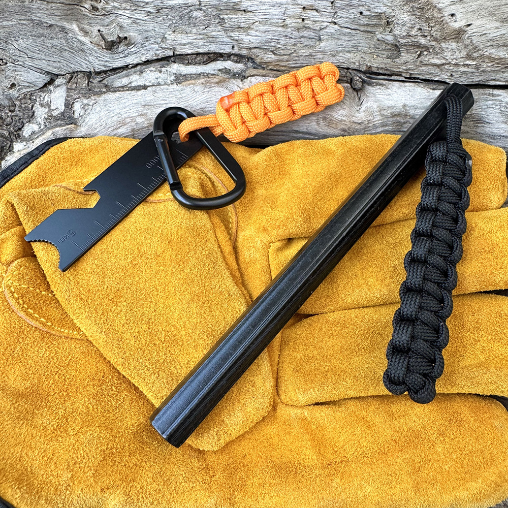 Survival Fire Starter Kit with Compass & Whistle
