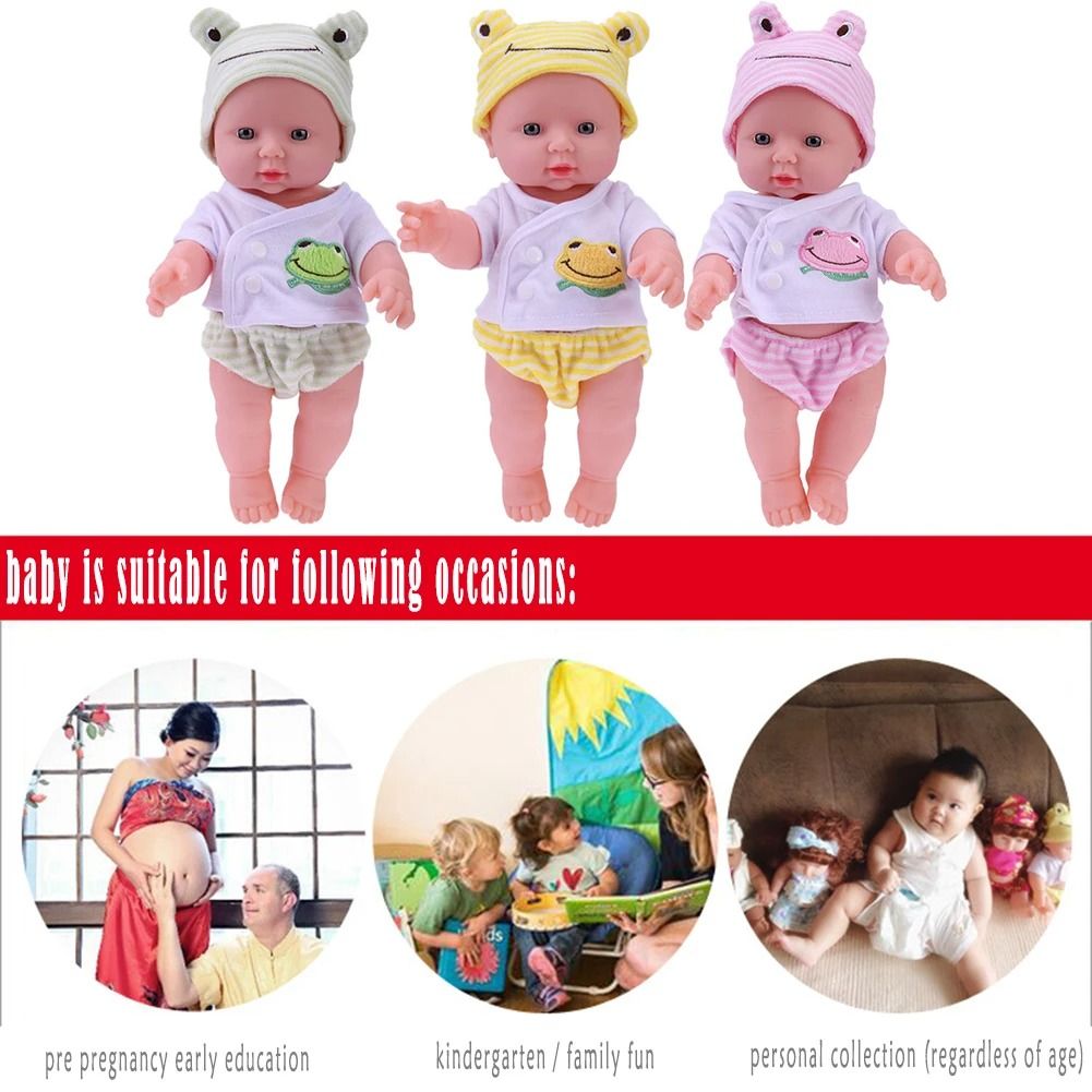 Reborn Girl Baby Doll – 3D Simulation PVC Companion – Movable Educational Toy for Early Childhood