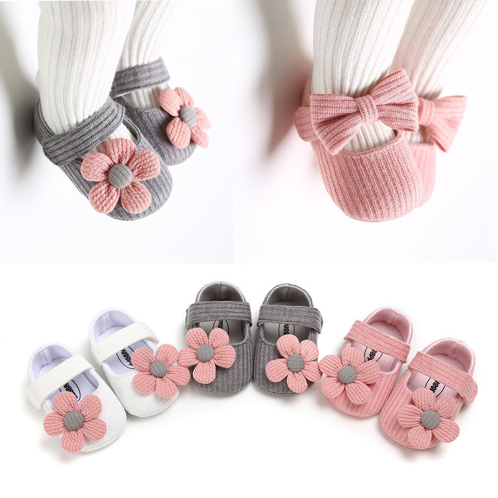 Baby Girls Cotton Shoes Retro Style Spring Autumn Prewalkers, Infant Soft Bottom Toddler First Walking Shoes