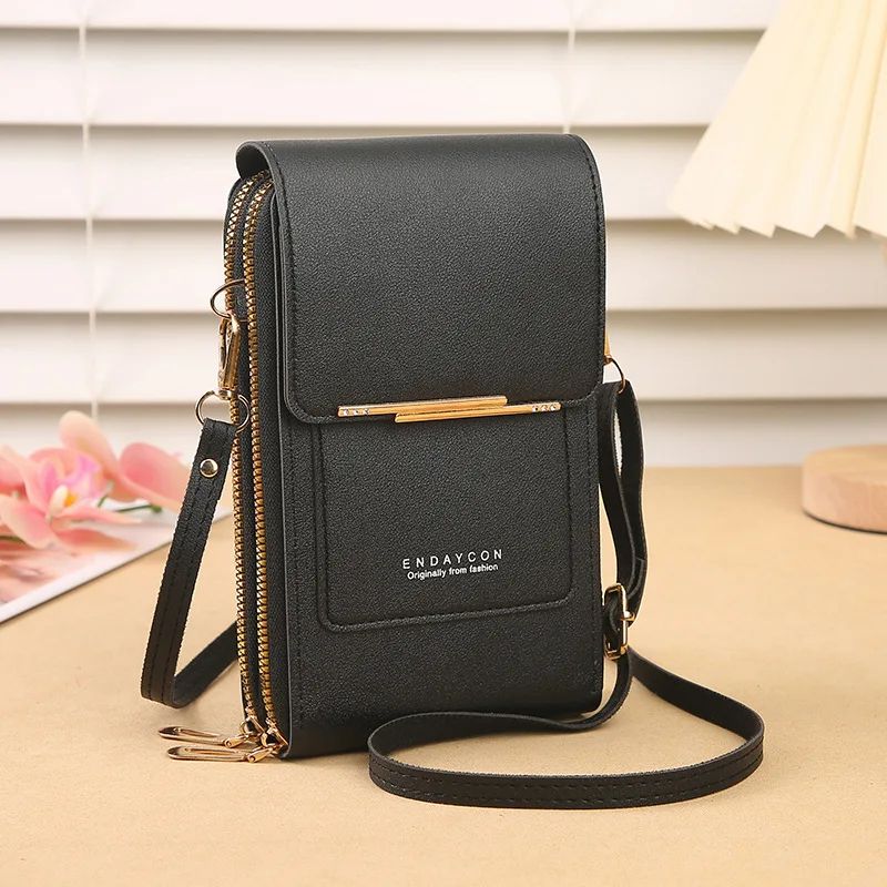 Touch Screen Phone Crossbody Bag Womens Card Holder Shoulder Bag