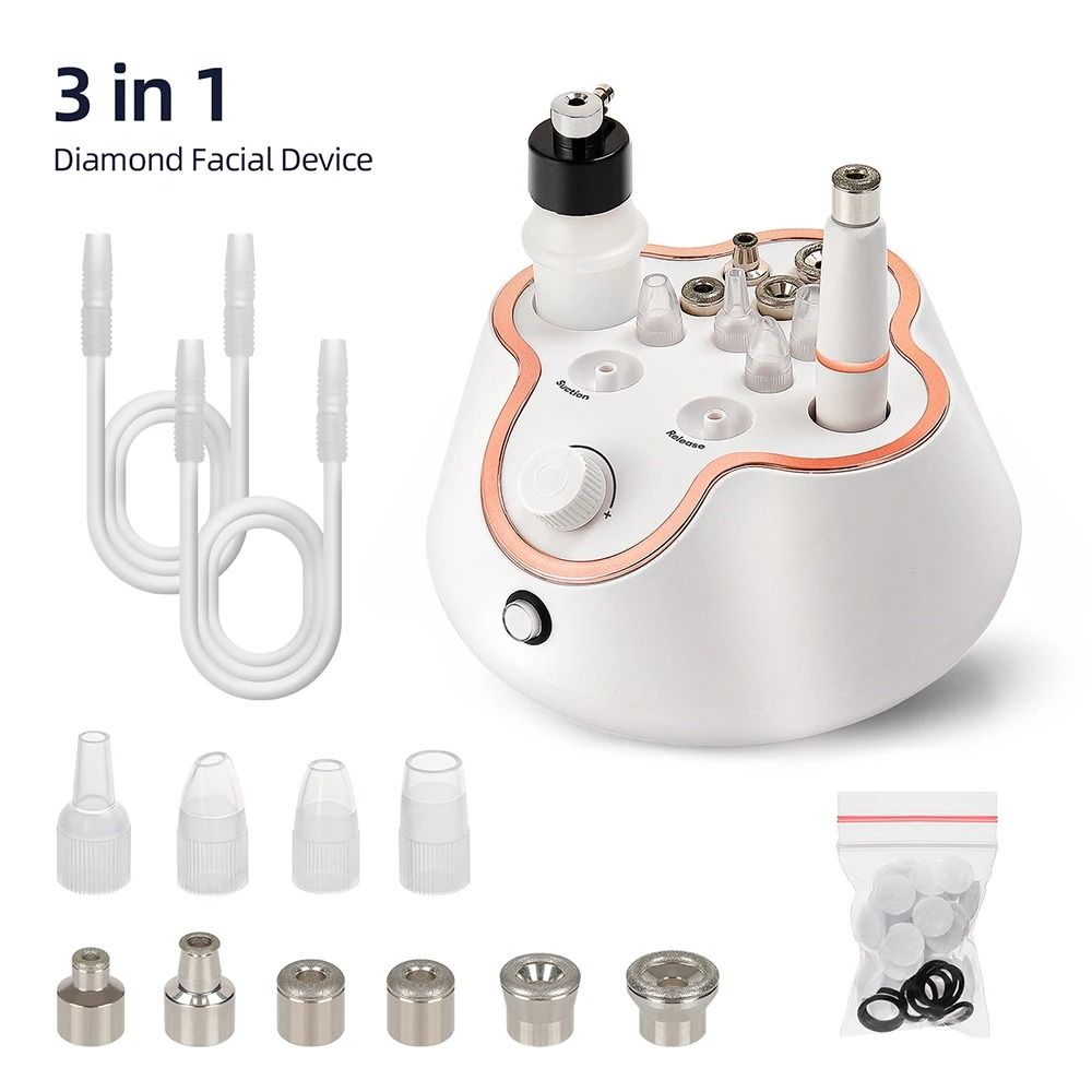 Diamond Microdermabrasion Machine for Deep Facial Exfoliation and Skin Cleansing at Home