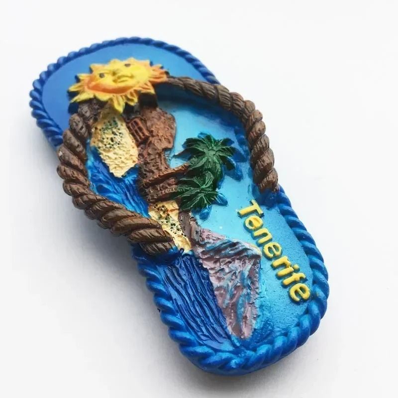 Traveler Narrative Sculpture – High-Definition Tenerife Architectural Magnet