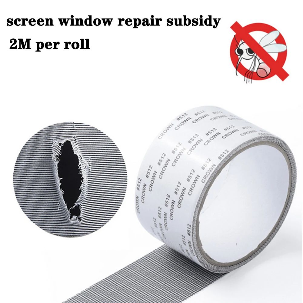 Waterproof Window Screen Repair Tape – Self-Adhesive Mesh Patch to Keep Insects Out