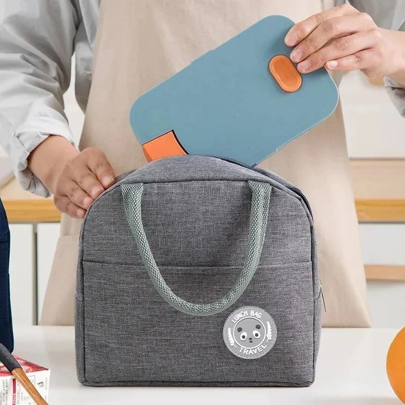 Insulated Bento Lunch Bag – Thermal Aluminum Foil Meal Pack & Handbag