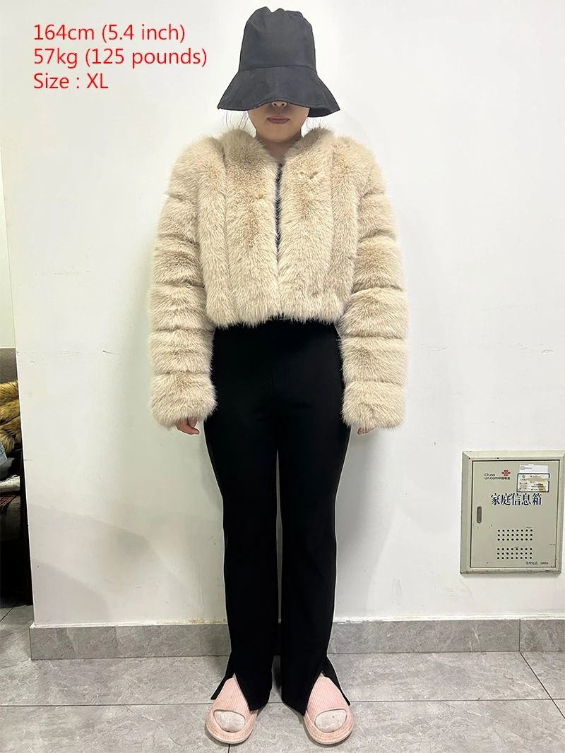 Luxury V-Neck Faux Fox Fur Coat | Chic Winter Teddy Jacket & High-Fashion Outerwear System