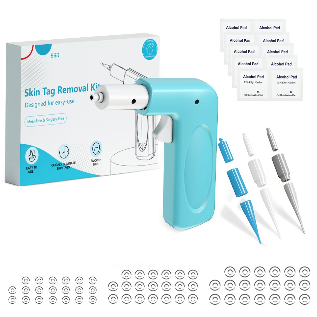 3-in-1 Skin Tag Remover Pen Painless Mole and Wart Removal Tool for At-Home Skin Care